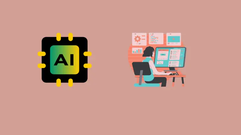 Web development in the age of AI - developer coding with AI assistance