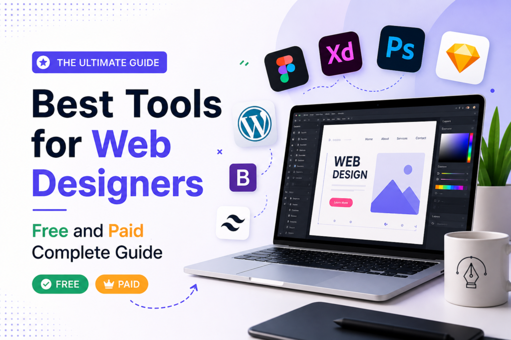 Best Tools for Web Designers — Free and Paid Complete Guide